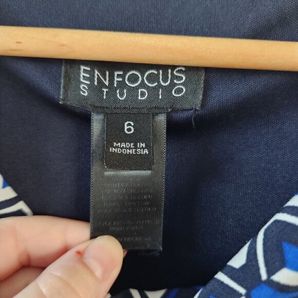 Enfocus Studio Sleeveless Draped Neck Mini Dress - Picture 3 of 9